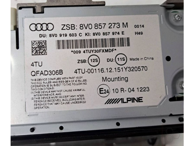 Дисплей 8V0857273M6PS Audi A7 S7 4G