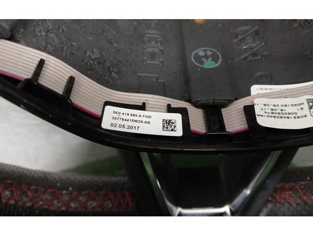 Руль Skoda Rapid (NH) 2012 - 2019 года 5E0419685A, MARCASUSO