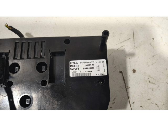 Блок управления климат-контролем 96450543XT, 9140010506 Citroen Xsara Picasso