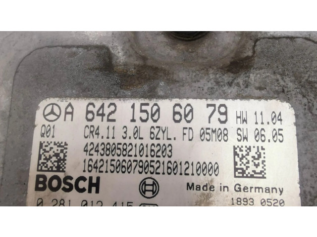 Řídící jednotka A6421506079, 0281012415 Mercedes-Benz ML W164 2006