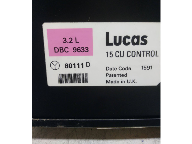 Блок управления двигателя DBC9633, 80111D Jaguar XJ SERIE 3