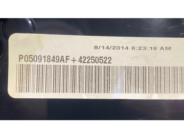 Блок управления климат-контролем P05091849AF, 42250522   Jeep Grand Cherokee