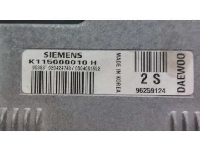 Řídící jednotka K115000010H Daewoo Matiz 2000