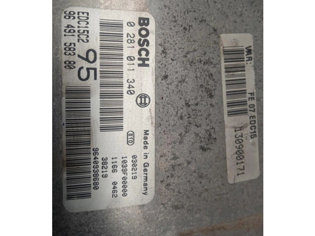 Řídící jednotka 0281011340 Peugeot 508 RXH 2010