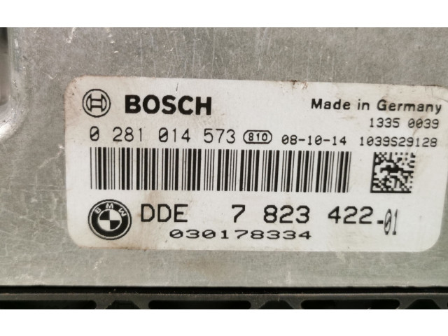 Блок управления двигателя 7823422, 0281014573 BMW 1 E81 E87
