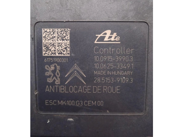 Блок АБС 9817961380, 9817961380   Peugeot  2008 I  2013 - 2019 года