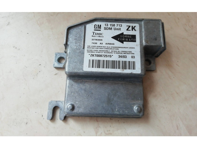 Блок подушек безопасности 327963935, ZKT00872515   Opel Meriva A