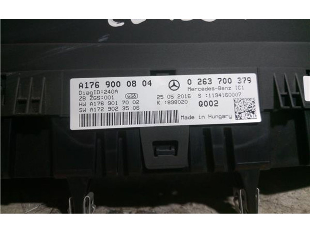 Панель приборов 651930, A1769000804 Mercedes-Benz A W176
