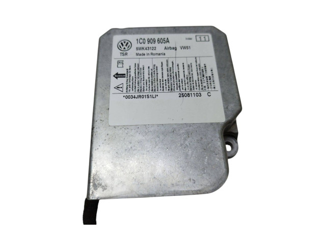 Блок подушек безопасности 5WK43122, 1C0909605A   Volkswagen Transporter - Caravelle T5
