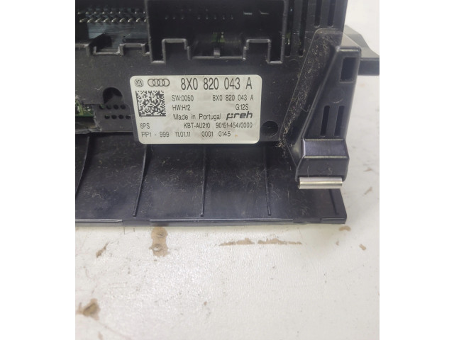 Блок управления климат-контролем 8X0820043A   Audi A1