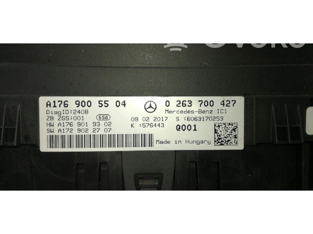Панель приборов A1769005504   Mercedes-Benz A W176       