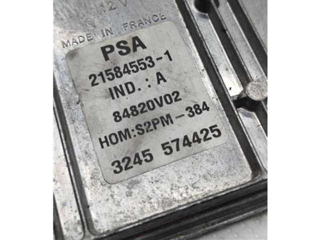 Блок управления 9651556680, 9651556680   Citroen C2