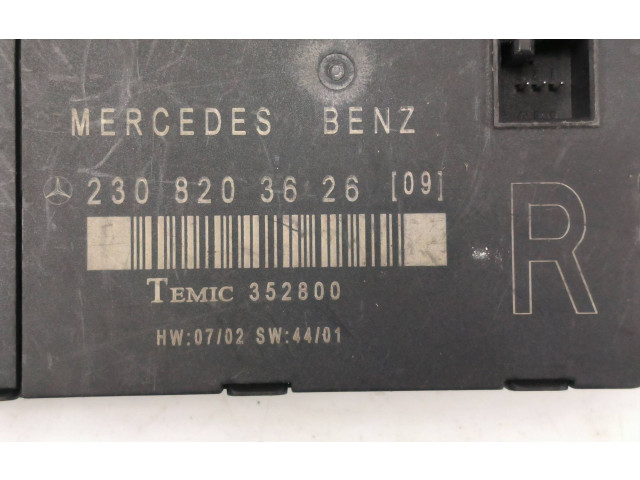 Блок управления дверью 2308203626, 352800   Mercedes-Benz SL R230