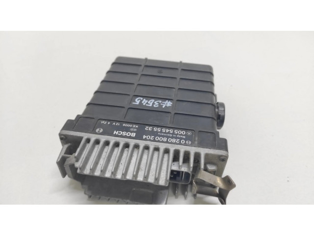 Блок управления двигателя 0280800204, 0055455532 Mercedes-Benz E W124