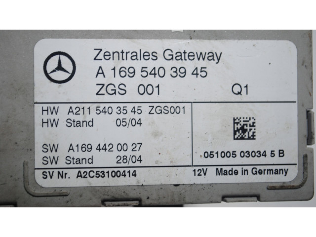 Блок управления A1695403945 Mercedes-Benz A W169