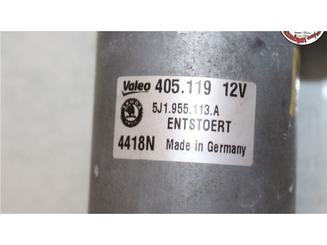 Моторчик дворников 5J1955113A Skoda Fabia Mk2 (5J)