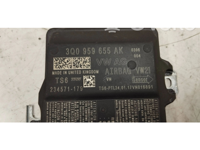 Блок подушек безопасности 3q0959655ak Skoda Octavia Mk3 (5E)