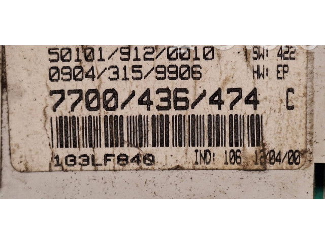 Přístrojová deska Renault Kangoo I 2000 7700436474, 9043159906