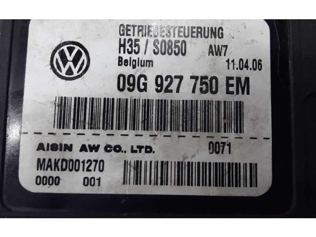 Блок управления коробкой передач 09G927750EM Volkswagen Golf Plus