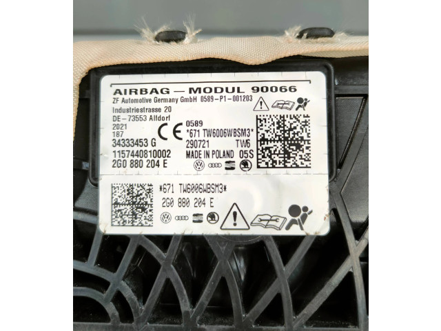 Подушка безопасности пассажира 2G0880204E   Volkswagen Polo VI