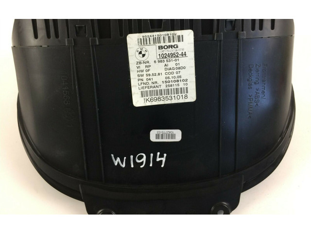 Přístrojová deska BMW 1 E81 E87 2009 6983531, W1914