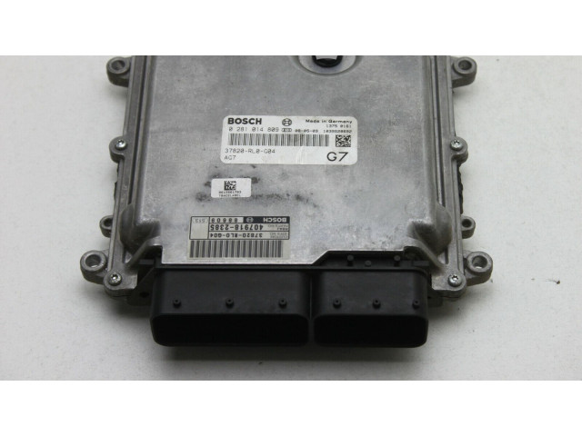 Блок управления двигателя 37820RL0G04, 0281014809   Honda Accord