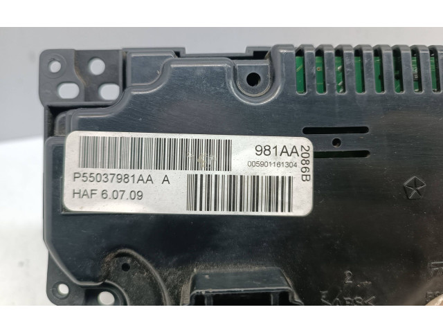 Блок управления климат-контролем P55037981AA, 981AA Jeep Grand Cherokee (WK)