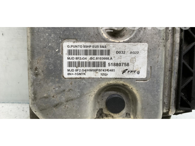Řídící jednotka 51880758   Fiat Punto Evo 2010