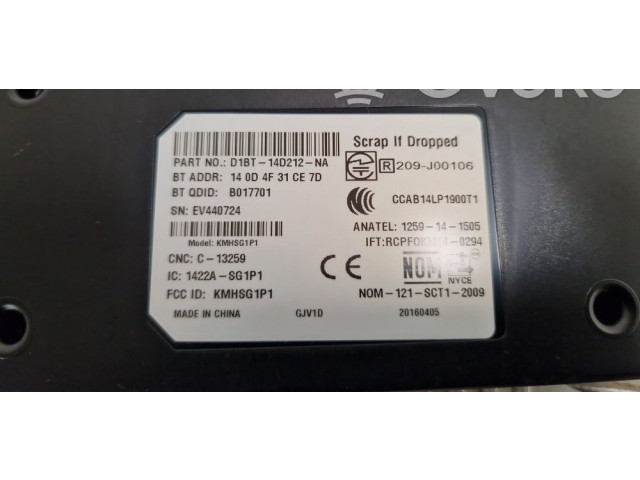 Блок управления D1BT14D212NA, 140D4F31CE7D Ford Transit - Tourneo Connect