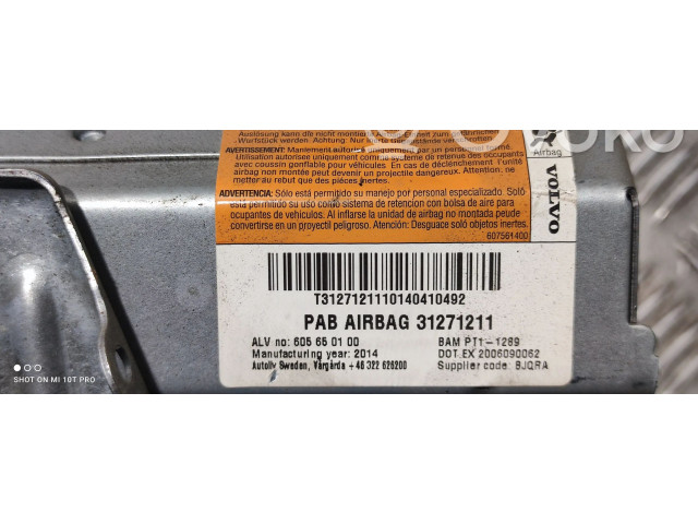Подушка безопасности пассажира 605650100   Volvo V70