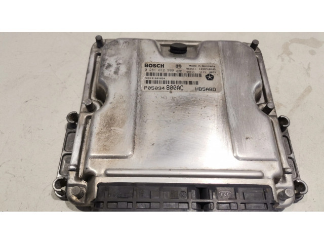 Řídící jednotka 0281012999, 05094800AC Chrysler Voyager 2005