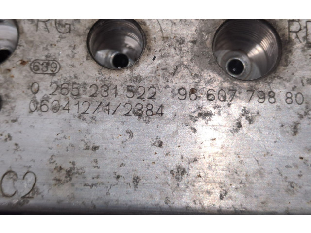 Jednotka ABS 0265231522, 9660779880 Citroen Berlingo 2006