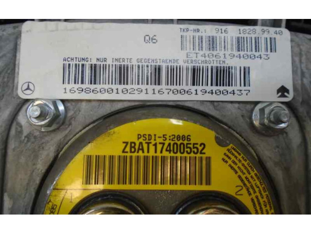 Подушка безопасности двери A0008607403   Mercedes-Benz A W169