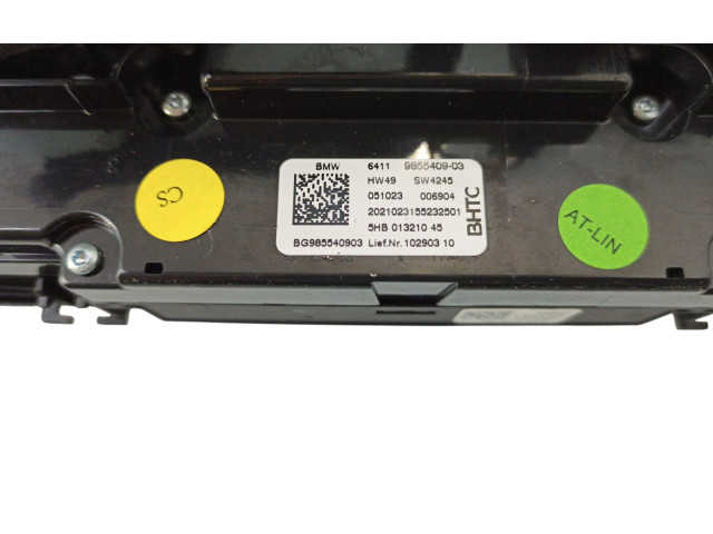 Блок управления климат-контролем 64119855409, 9855409 BMW X3 G01