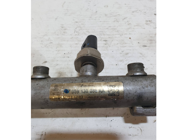 Топливная рампа 059130089AA, 059130758E   Audi A6 S6 C6 4F  