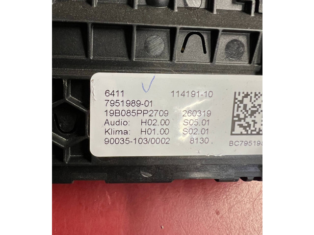 Блок управления климат-контролем 7951989, 64117951989 BMW X3 G01