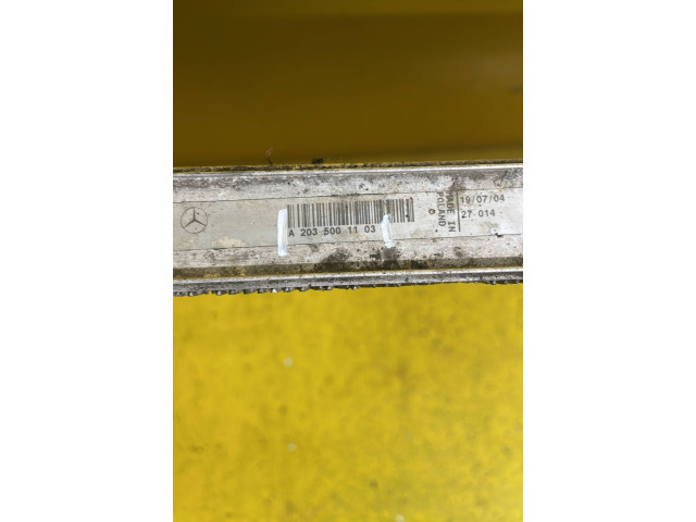 Радиатор интеркулера A2035001103 Mercedes-Benz SLK R171 2005 - 2011 года