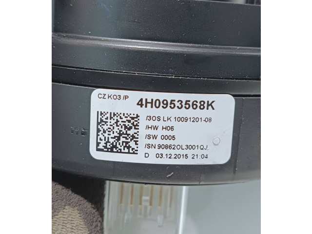 Подрулевой шлейф SRS 4H0953568K, 908620L3001QJ   Audi A6 S6 C7 4G