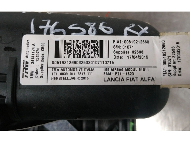 Подушка безопасности пассажира 00519212660 Fiat Grande Punto