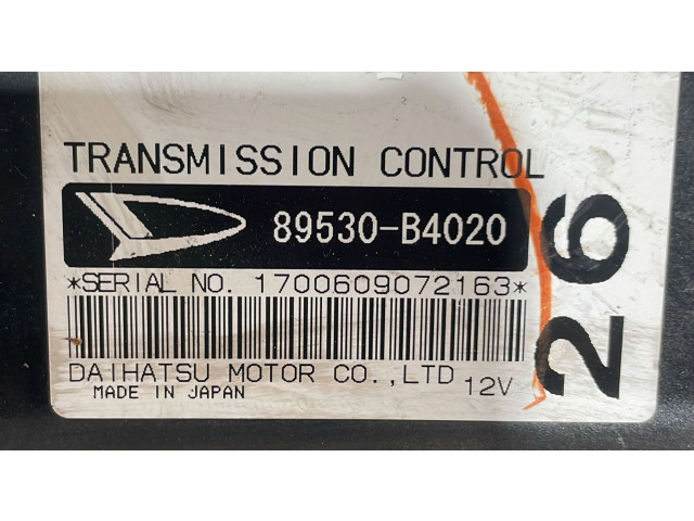 Блок управления коробкой передач 89530-B4020, 89530-B4020   Daihatsu Terios
