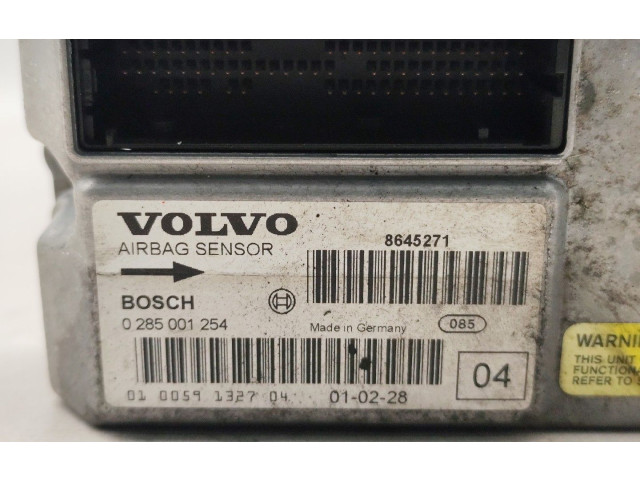 Блок подушек безопасности 0285001254, 8645271 Volvo S60