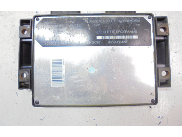 Řídící jednotka 9650359580, 9650359580 Citroen Berlingo 1999