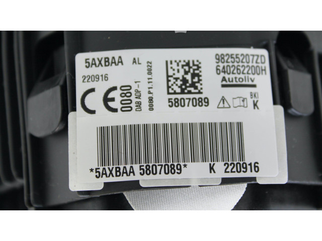 Подушка безопасности водителя 98255207ZD   Peugeot 2008 II