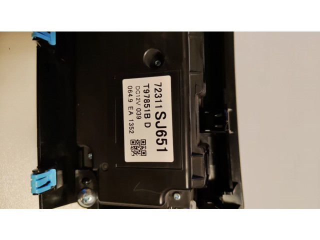 Блок управления климат-контролем 72311SJ651, 66062SJ010 Subaru Forester SK