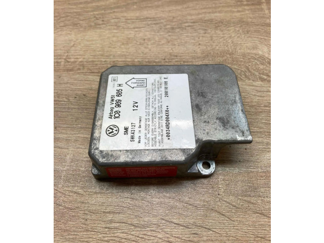 Блок подушек безопасности 1C0909605H, 5WK43127   Skoda Fabia Mk1 (6Y)