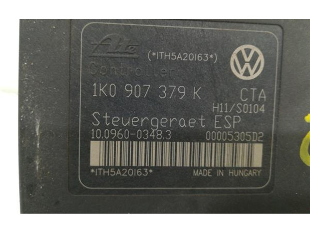 Блок управления АБС 1K0907379K, ITH5A20163   Audi A3 S3 8P