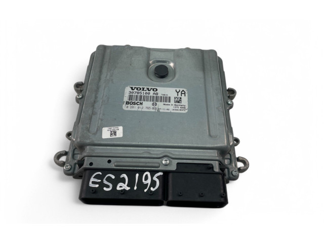 Блок управления двигателем Блок управления 30785100AB, 0281012765   Volvo V70