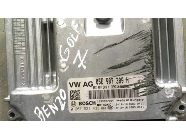 Блок управления двигателя 05E907309H, 0261S21433 Volkswagen Golf VII