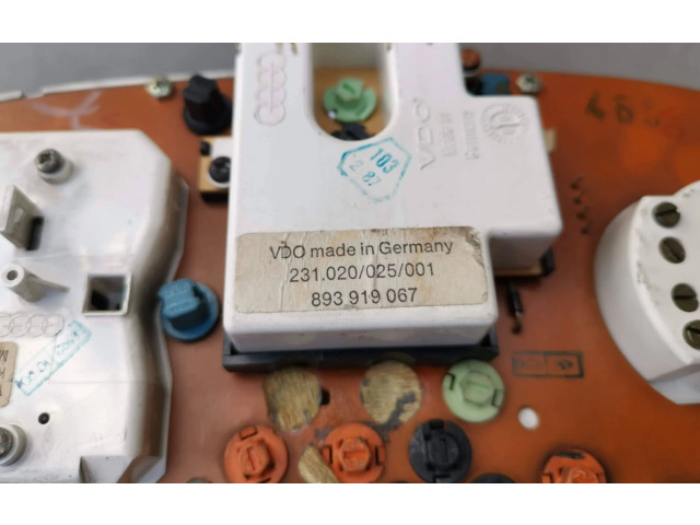 Přístrojová deska Audi 80 90 B3 1990 893919067, 231020025001