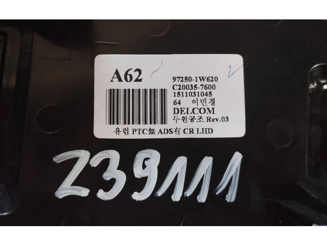 Блок управления климат-контролем 972501W620, C200357600 KIA Niro